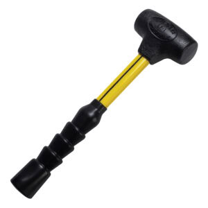 NUPLA® 2 lb Non-Marring Power Drive® Dead Blow Hammer with Durable 13.75 in Fiberglass Handle and Non-Slip Super Grip