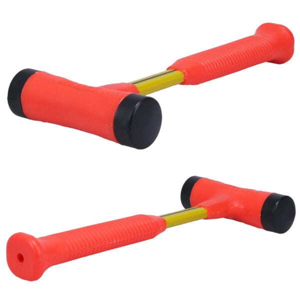 NUPLA® 1 lb Non-Marring Strike Pro® Power Drive® Dead Blow Hammer with 12 in Fiberglass handle and Non-Slip Cush-N-Grip - Image 4