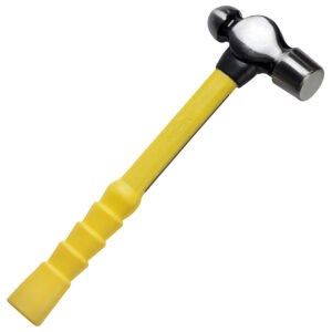 NUPLA® 16 oz Ball Pein Hammer with 14 in ERGO POWER® Fiberglass Handle, Non-Slip Super Grip and Forged Carbon Steel Head