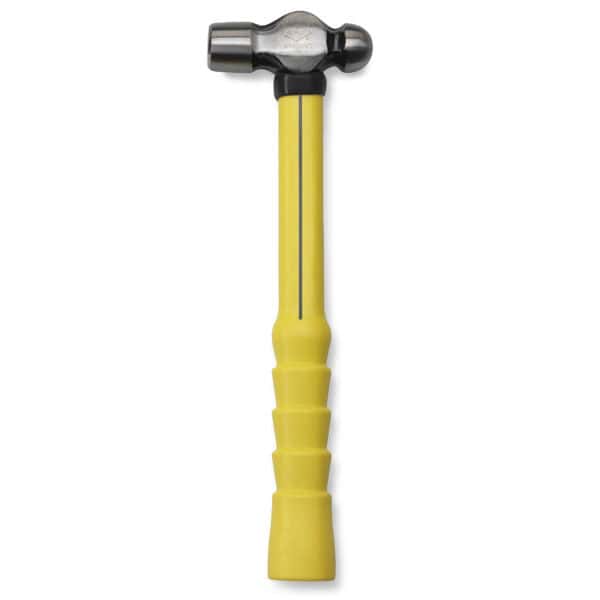 NUPLA® 16 oz Ball Pein Hammer with 14 in ERGO POWER® Fiberglass Handle, Non-Slip Super Grip and Forged Carbon Steel Head - Image 2