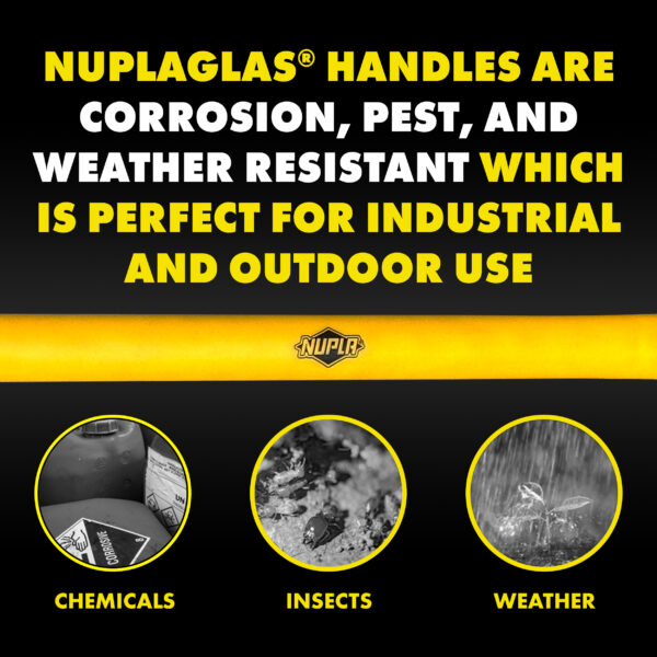 NUPLA® Sharp Shooter Drain Spade with Heavy-Duty 14 Gauge Hollow Back Steel Blade and 48 in ERGO POWER® Fiberglass Handle - Image 7