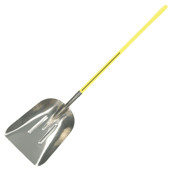 NUPLA® Aluminum Scoop Shovel with #14 Aluminum Scoop Blade and 48 in ERGO POWER® Fiberglass Handle - Image 2