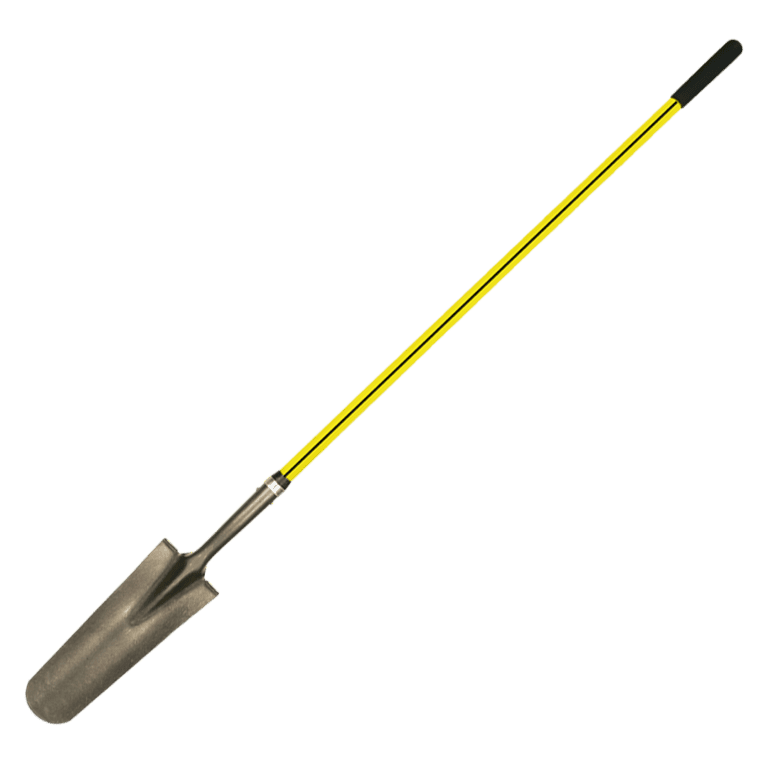 NUPLA® Sharp Shooter Drain Spade with 16 Gauge Blade and 60 in Classic Fiberglass Handle