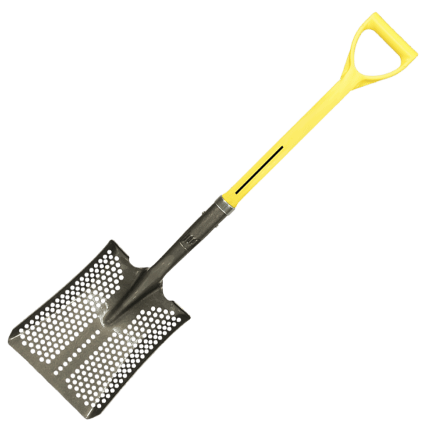 NUPLA® Square Point Mud Shovel with 16 Gauge Blade and 27 in ERGO POWER® Fiberglass Handle