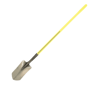 NUPLA® Curved Trenching Shovel with 6 in Wide 16 Gauge Blade and 48 in ERGO POWER® Fiberglass Handle