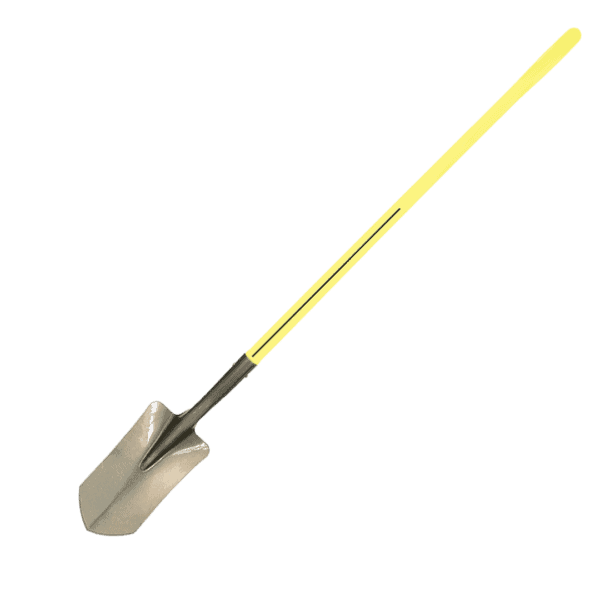 NUPLA® Curved Trenching Shovel with 6 in Wide 16 Gauge Blade and 48 in ERGO POWER® Fiberglass Handle