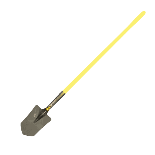 NUPLA® Curved Trenching Shovel with 6 in Wide 16 Gauge Blade and 48 in ERGO POWER® Fiberglass Handle - Image 2