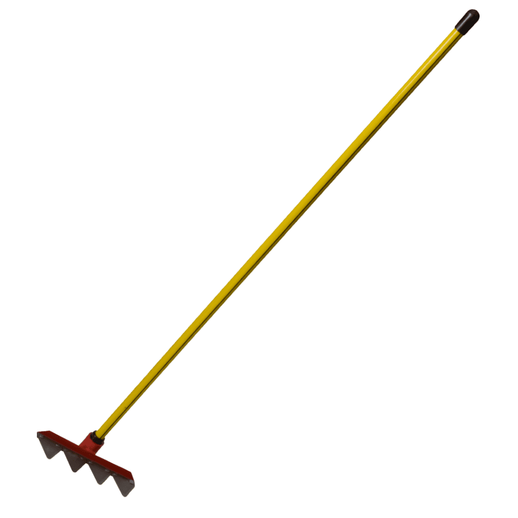 NUPLA® Fire Rake with Steel Fire Rake Blade and 60 in Classic Fiberglass Handle