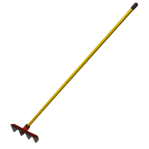 NUPLA® Fire Rake with Steel Fire Rake Blade and 60 in Classic Fiberglass Handle