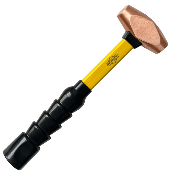 NUPLA® 1.5 lb Non-Sparking Copper Sledge Hammer with 12.625 in Classic Fiberglass Handle