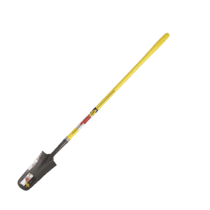 NUPLA® Sharp Shooter Drain Spade with 16 Gauge Blade and 48 in ERGO POWER® Fiberglass Handle