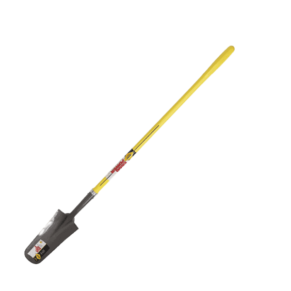 NUPLA® Sharp Shooter Drain Spade with 16 Gauge Blade and 48 in ERGO POWER® Fiberglass Handle