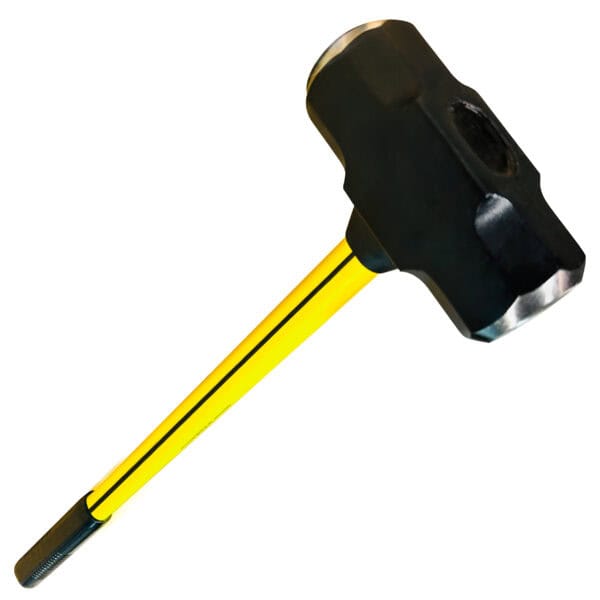 NUPLA® 8 lb Steel Sledge Hammer with 32 in Classic Fiberglass Handle - Image 3