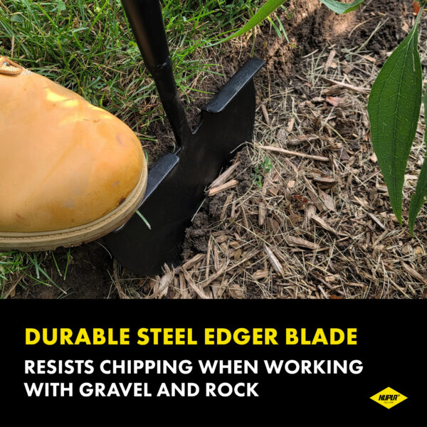 NUPLA® Garden Edger with Steel Blade and 48 in Classic Fiberglass Handle - Image 4