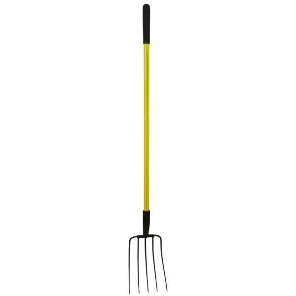 NUPLA® 5-Tine Garden Fork with Steel Tines and 54 in Classic Fiberglass Handle - Image 9