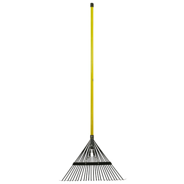NUPLA® 24-Tine Leaf Rake with Steel Tines and 54 in Classic Fiberglass Handle - Image 7